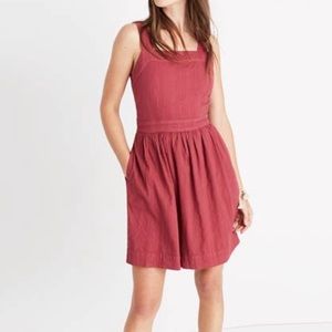 Madewell cotton Apron dress